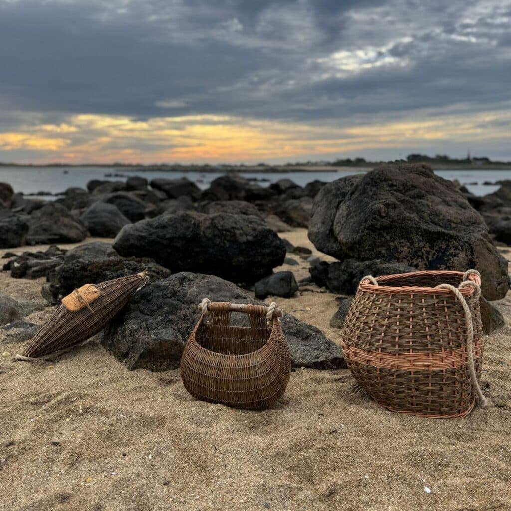 Traditional Guernsey baskets – Courge, Ponier à cou and Vraic pannier